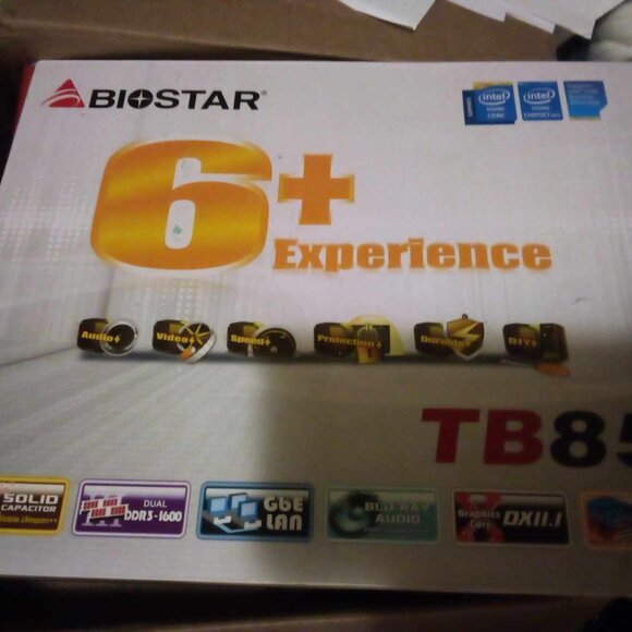 BIOSTAR TB85 LGA 1150 Intel B85 SATA 6Gb/s USB 3.0 ATX Intel Motherboard - Picture 1 of 2